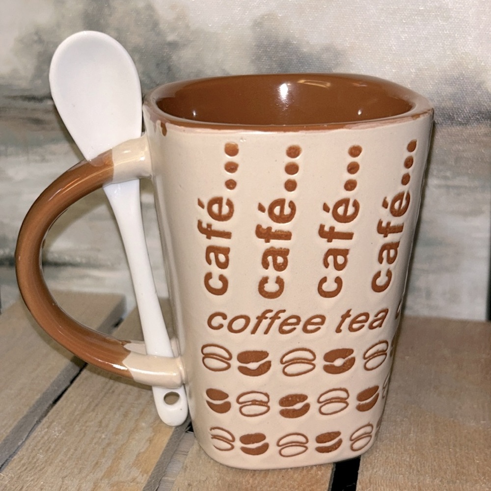 Enjoy Taste Coffee Mug with Spoon